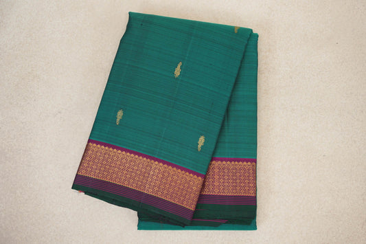 Peacock Green  Vintage Kanjivaram Silk Saree
