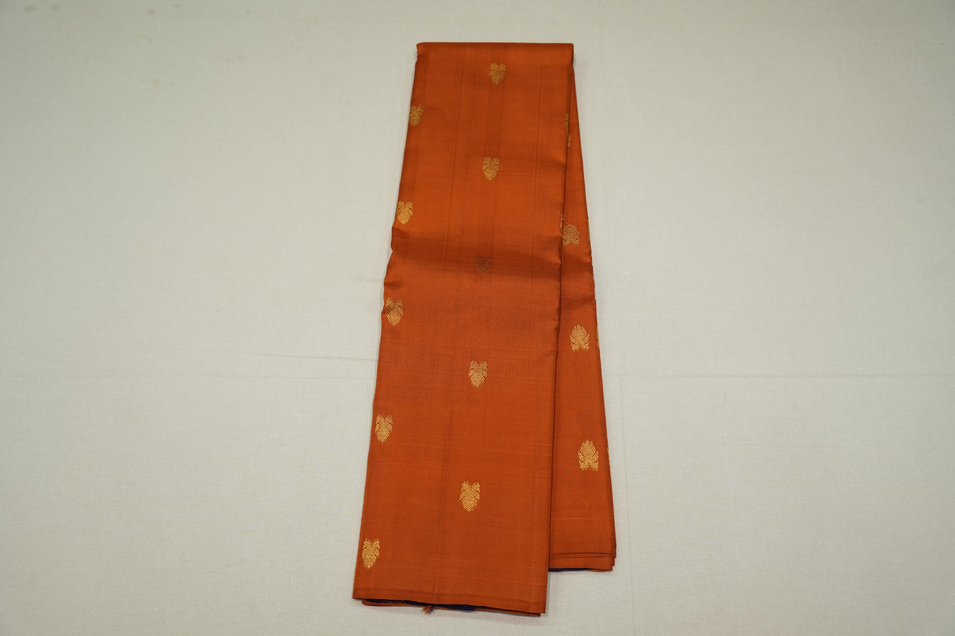 Borderless kanchipuram silk saree