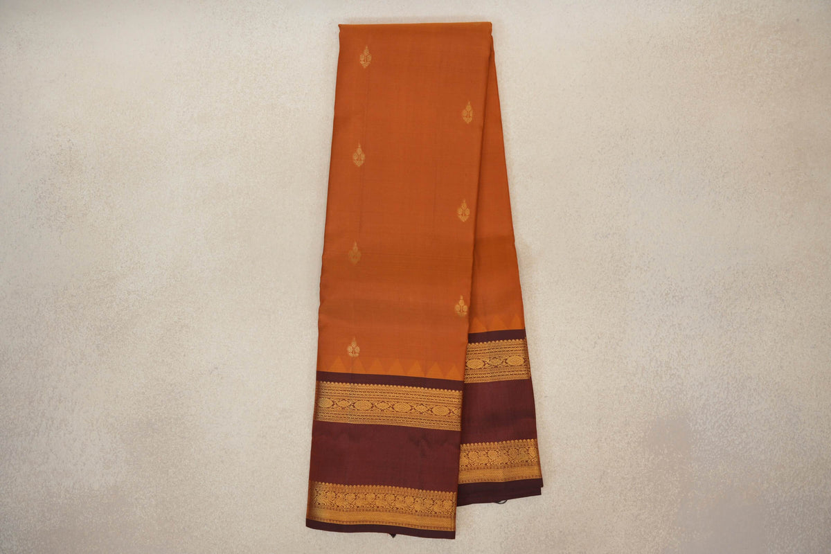 Light Brown Vintage Kanjivaram Silk Saree online