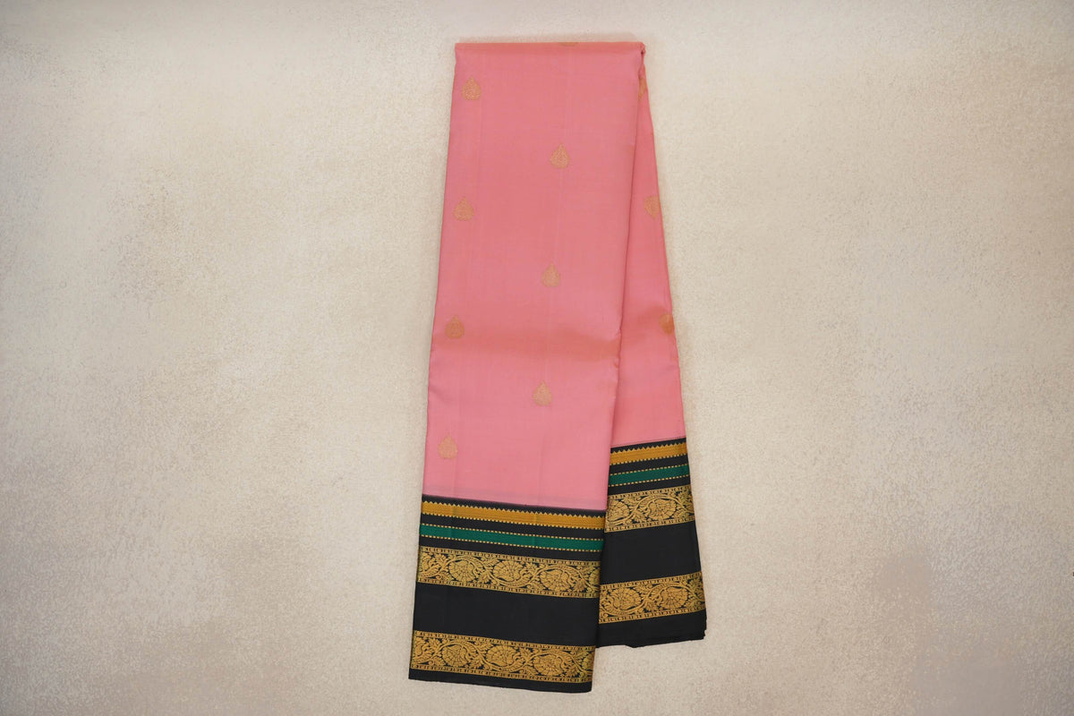 Pastel Pink Vintage Kanjivaram Silk Saree online 