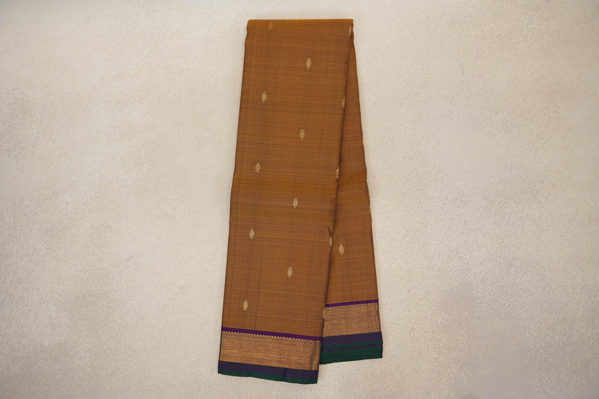 Gold Mustard vintage Kanjivaram Silk Saree online