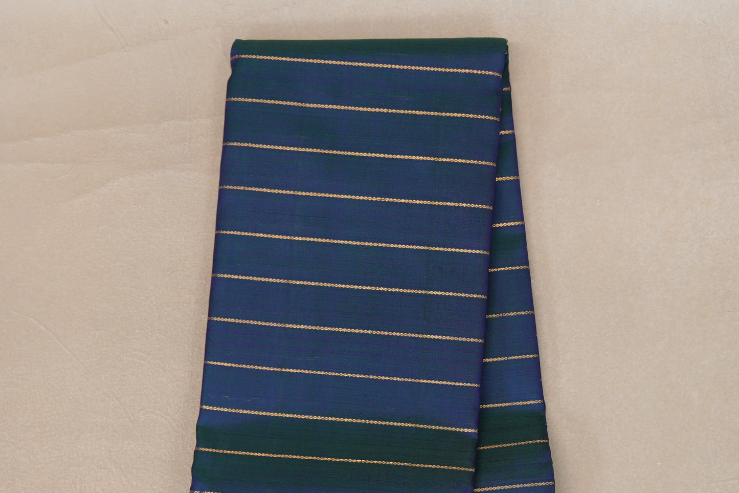 Dual Tone of Green and Violet with Beldhari Vintage Kanjivaram Silk Saree body