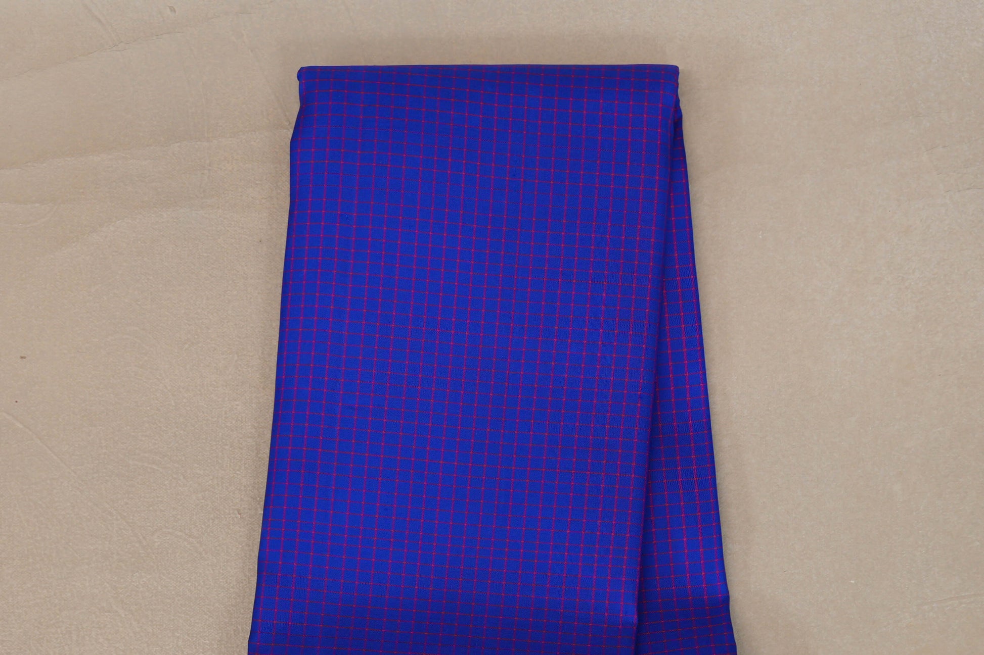 Royal Blue with Rettai Pettu Borders Vintage Kanjivaram Silk Saree body