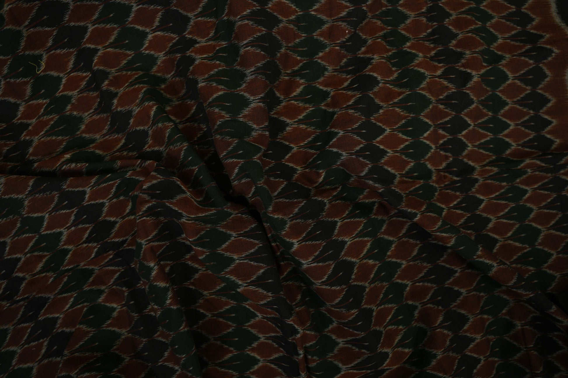 Multi Color Ikat Cotton Saree zoom