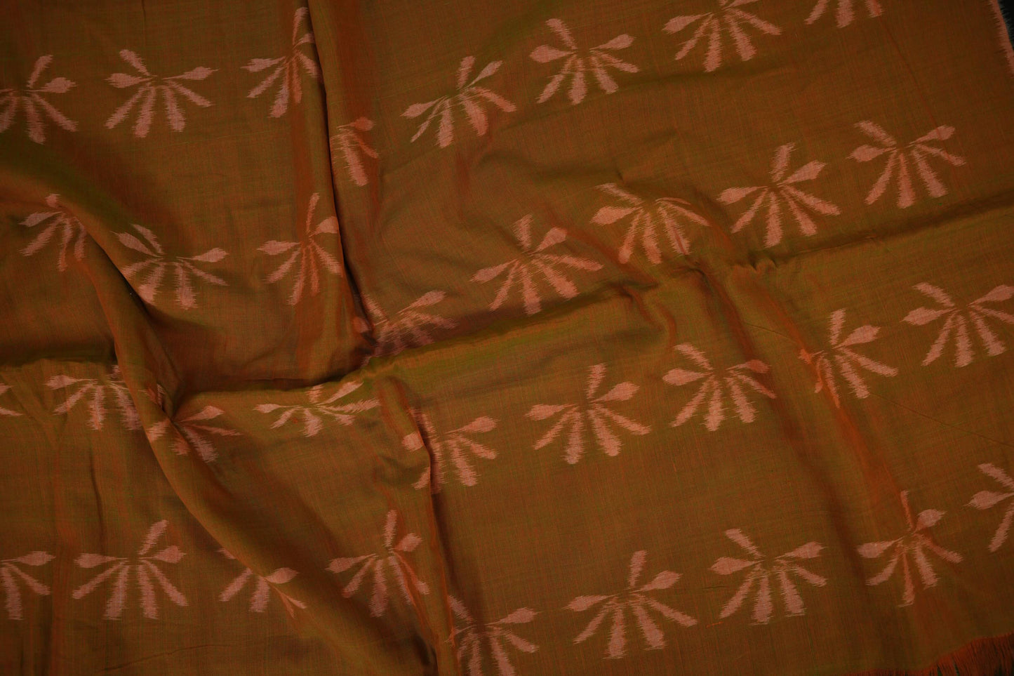 Manthulir Ikat Cotton Saree zoom