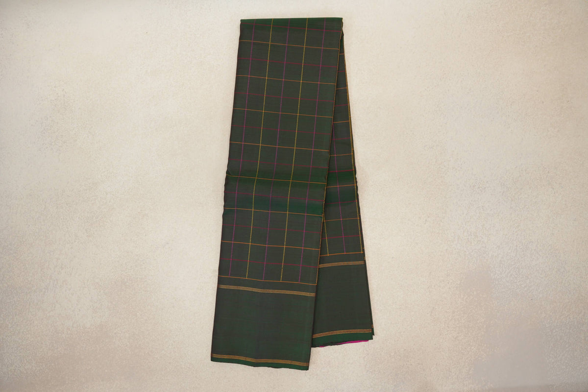 Deep Manthulir Green Vintage Kanjivaram Silk Saree online