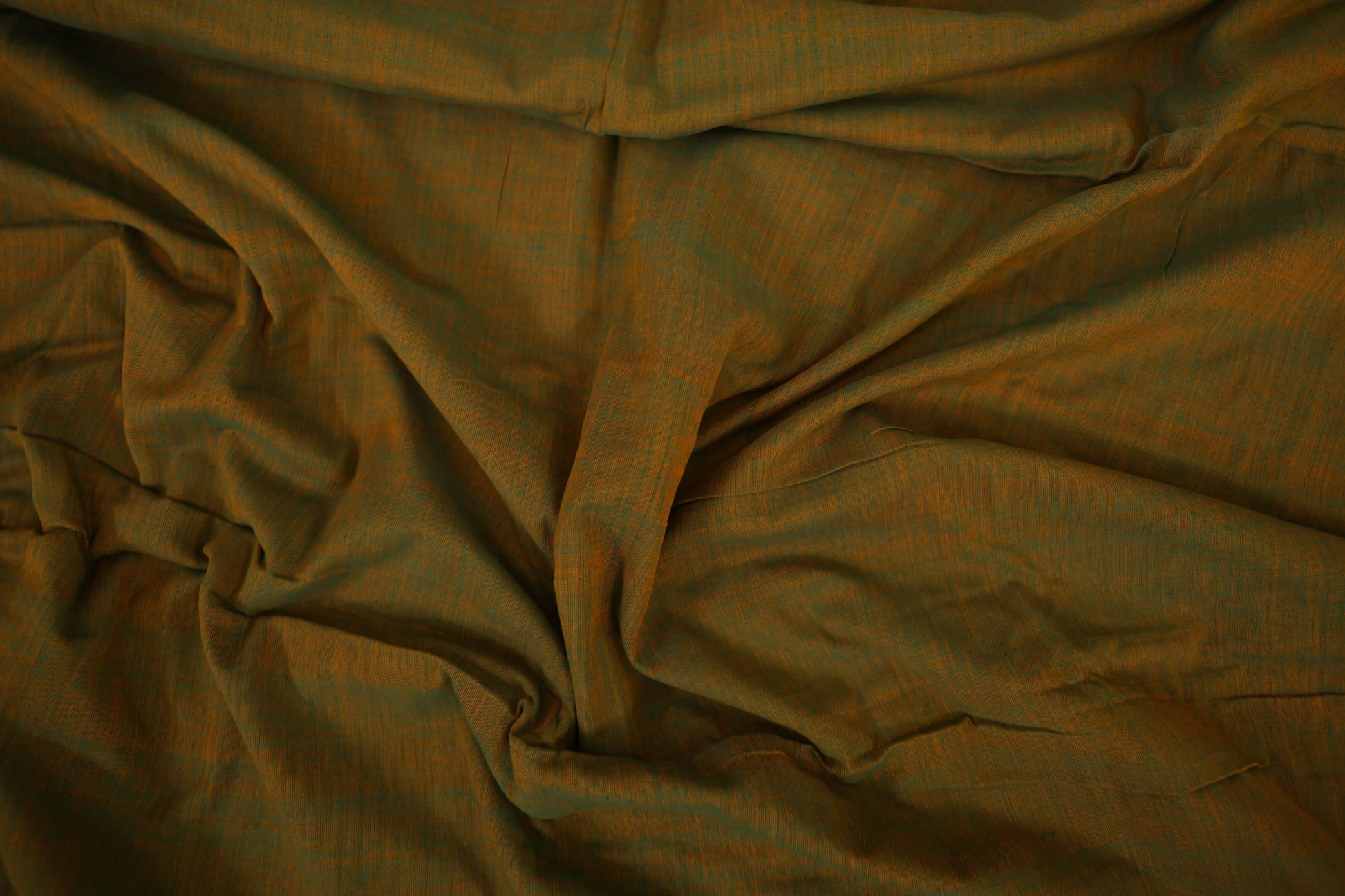 Mehandi Green Ikat Cotton Saree zoom