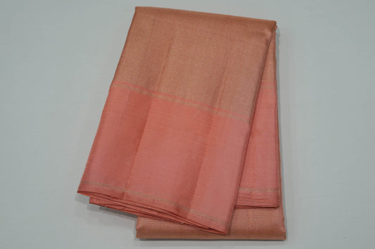 Peach vintage kanchipuram silk saree