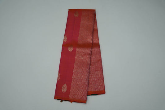 Borderless vintage kanchipuram silk saree