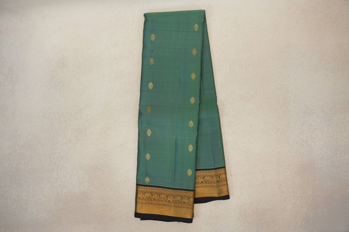 Sea Green Vintage Kanjivaram Silk Saree online