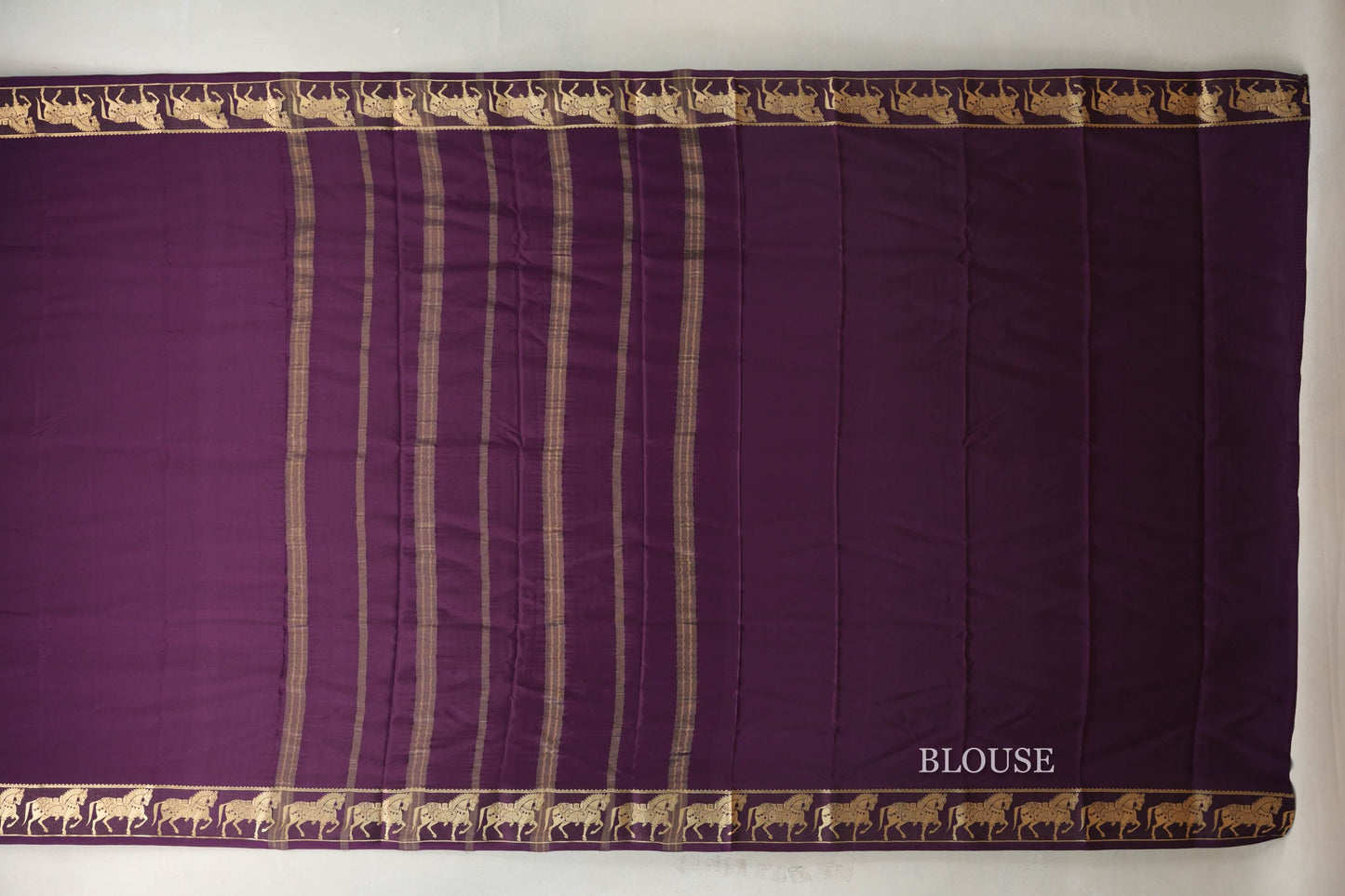 Purple Mysore Silk Saree by Shreenivas Silks PSSR019432