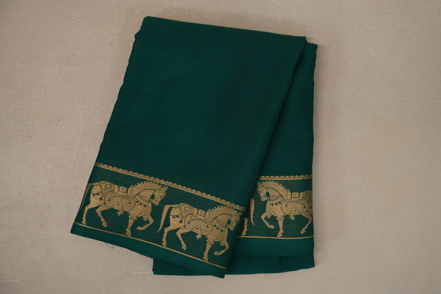 Green Mysore Silk Saree by Shreenivas Silks PSSR019433