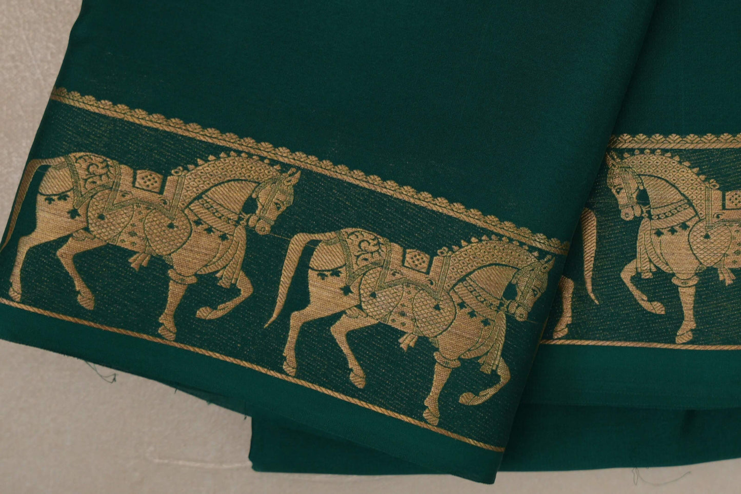 Green Mysore Silk Saree by Shreenivas Silks PSSR019433