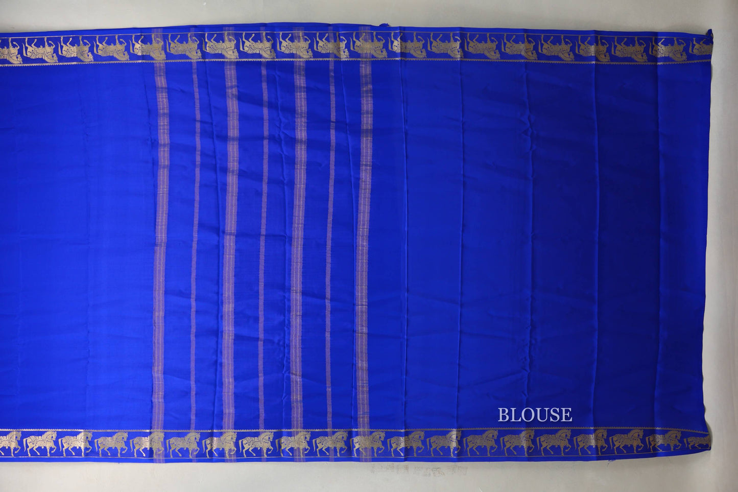 Royal Blue Mysore Silk Saree by Shreenivas Silks PSSR019434