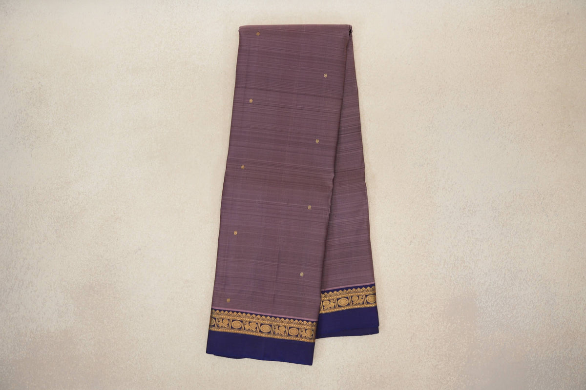 Dusty Lavender Pink  Vintage Kanjivaram Silk Saree online