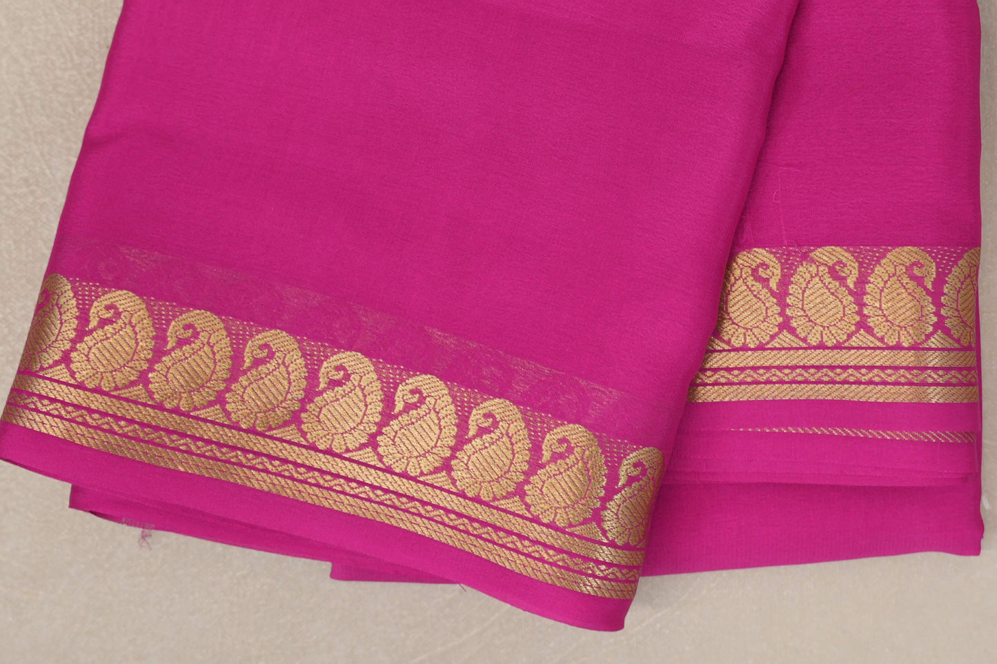 Pink Mysore Silk Saree by Shreenivas Silks PSSR019438