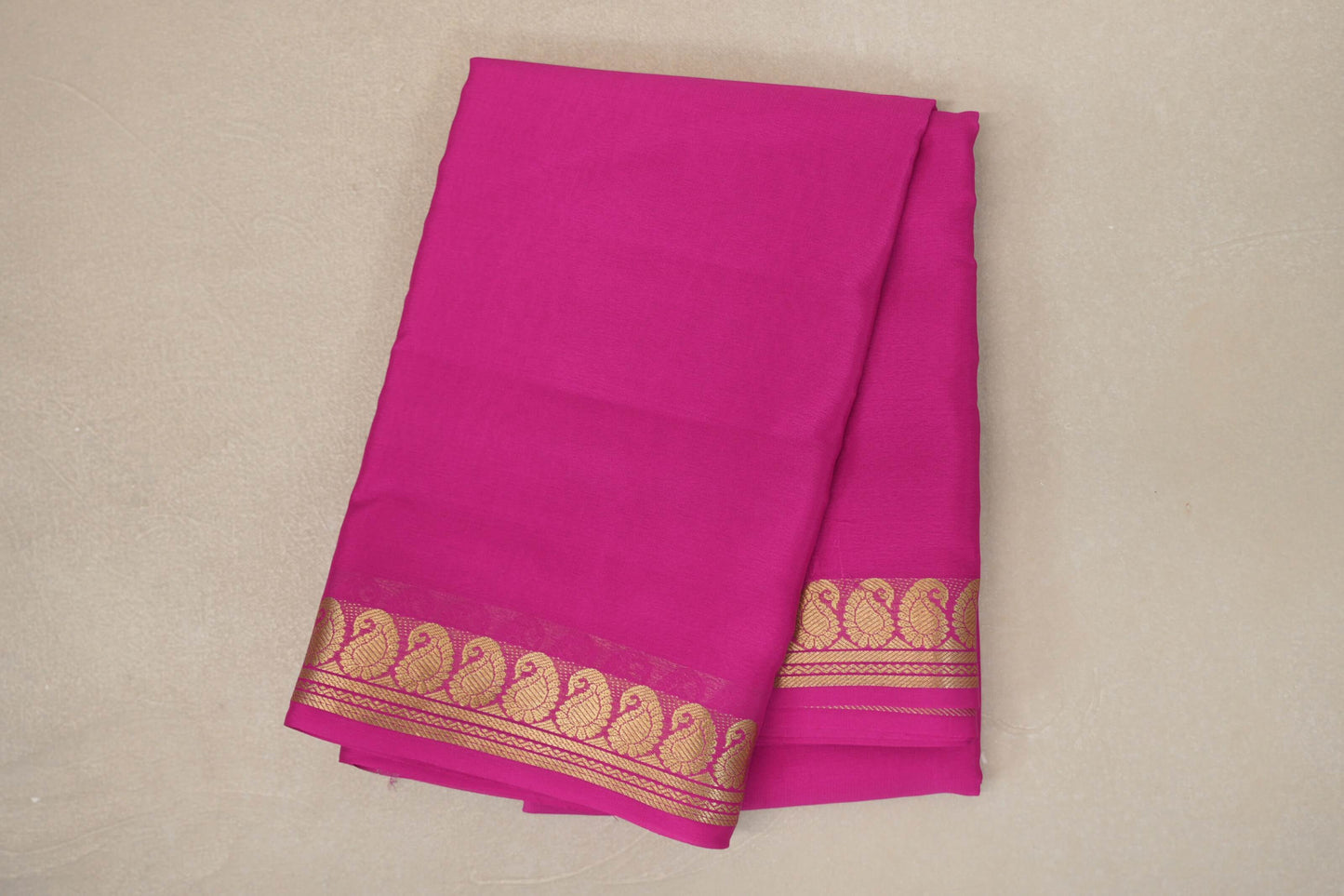 Pink Mysore Silk Saree by Shreenivas Silks PSSR019438