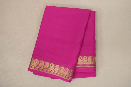 Pink Mysore Silk Saree by Shreenivas Silks PSSR019438