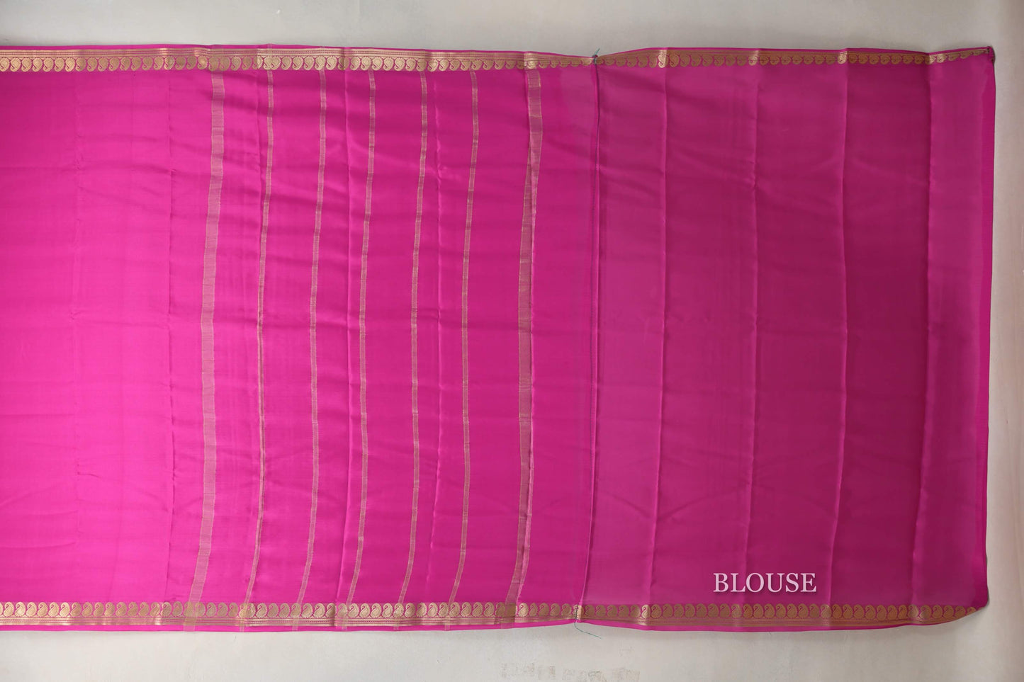 Pink Mysore Silk Saree by Shreenivas Silks PSSR019438