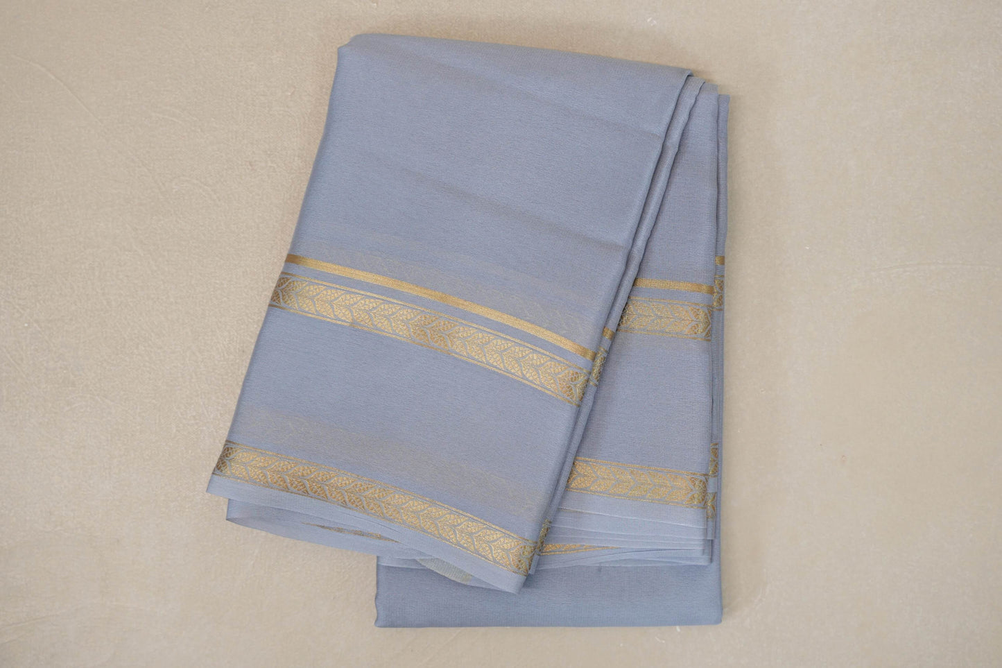 Gray Mysore Silk Saree by Shreenivas Silks PSSR019439