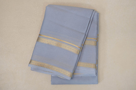 Gray Mysore Silk Saree by Shreenivas Silks PSSR019439