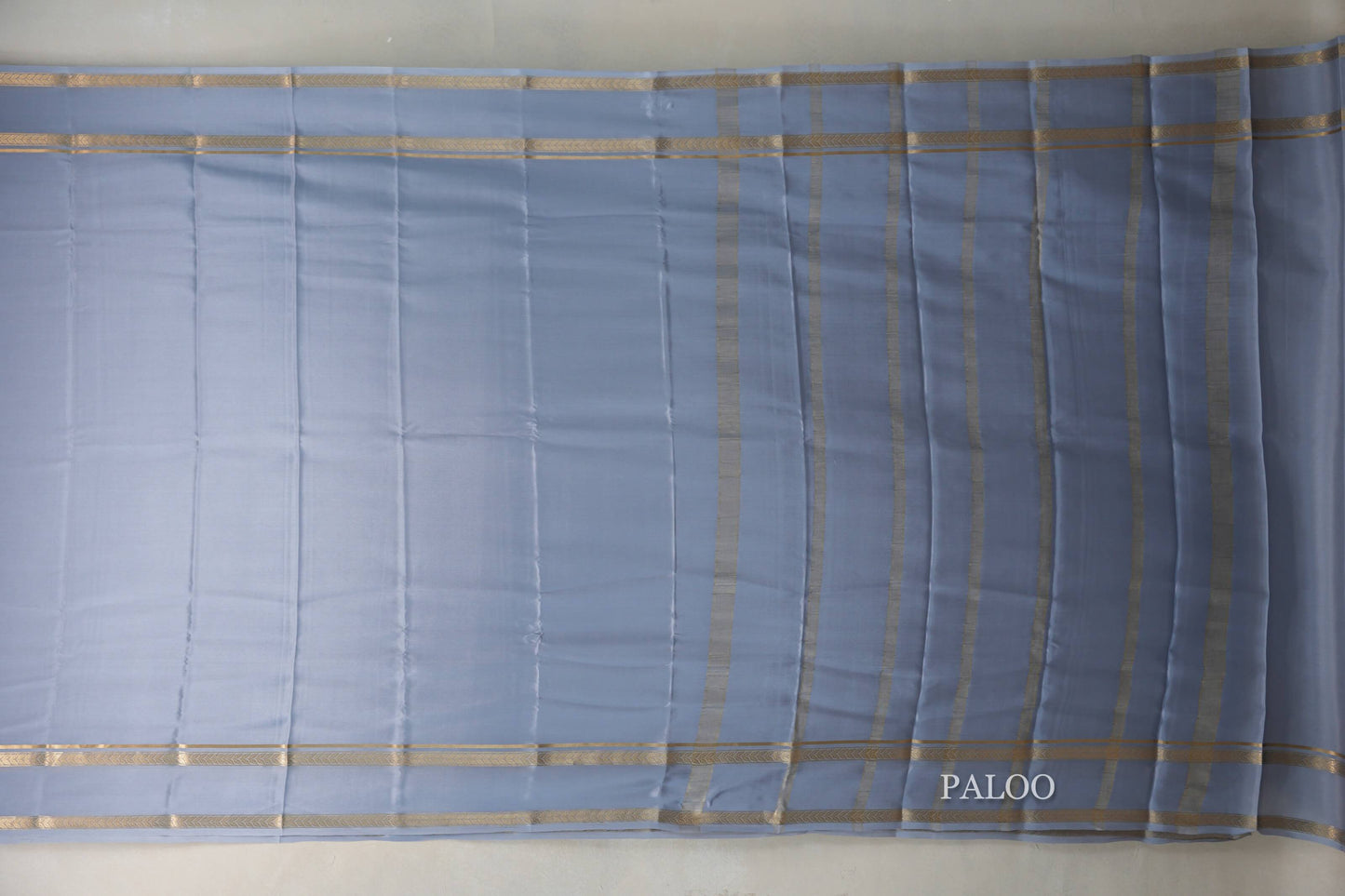 Gray Mysore Silk Saree by Shreenivas Silks PSSR019439