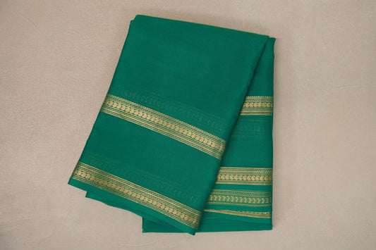 Green Mysore Silk Saree by Shreenivas Silks PSSR019443