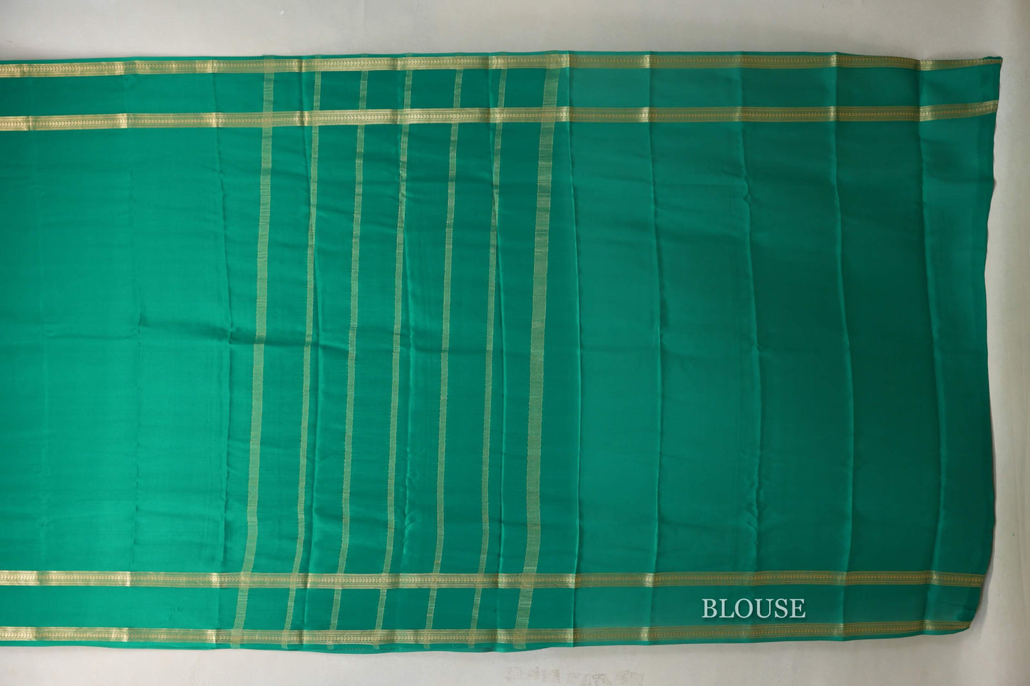 Green Mysore Silk Saree by Shreenivas Silks PSSR019443