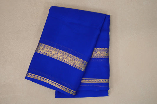 Royal Blue Mysore Silk Saree by Shreenivas Silks PSSR019444