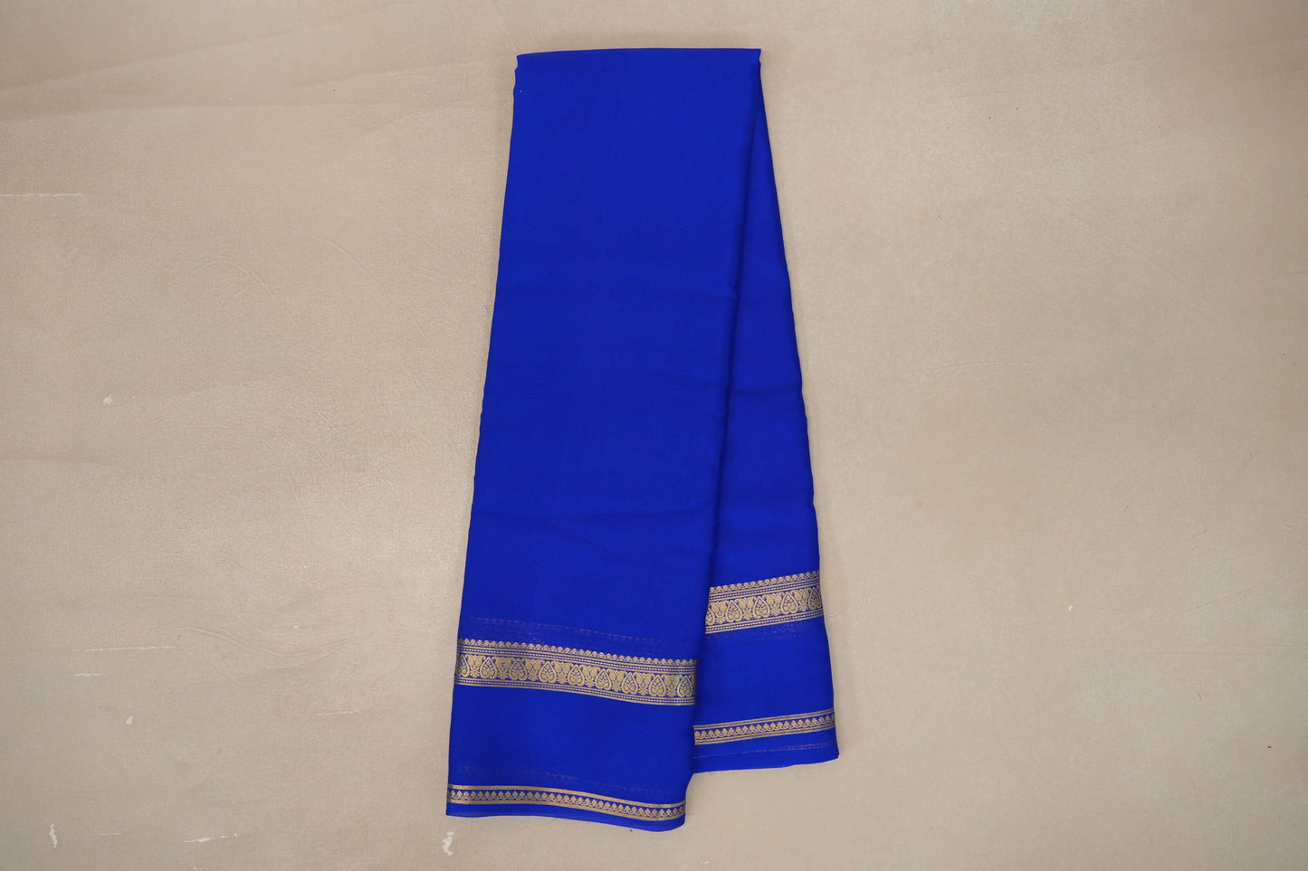 Royal Blue Mysore Silk Saree by Shreenivas Silks PSSR019444