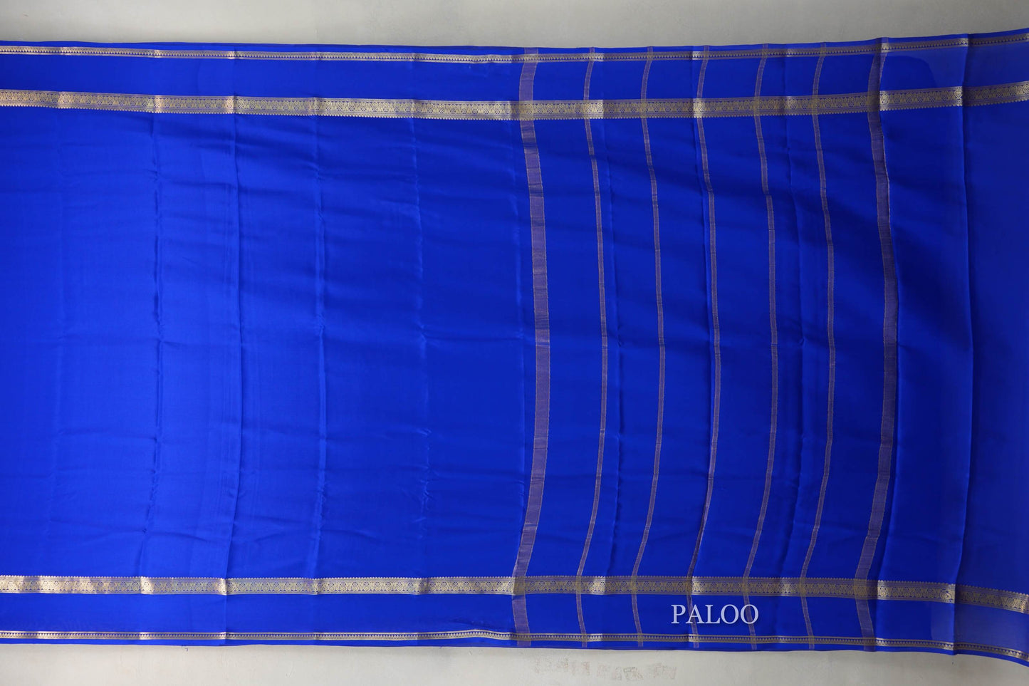 Royal Blue Mysore Silk Saree by Shreenivas Silks PSSR019444