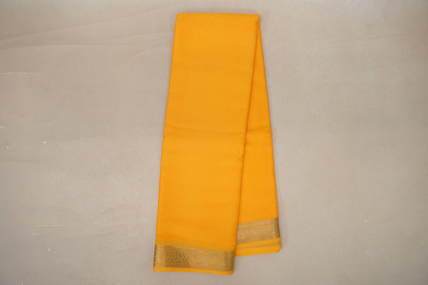 Yellow Mysore Silk Saree by Shreenivas Silks PSSR019447