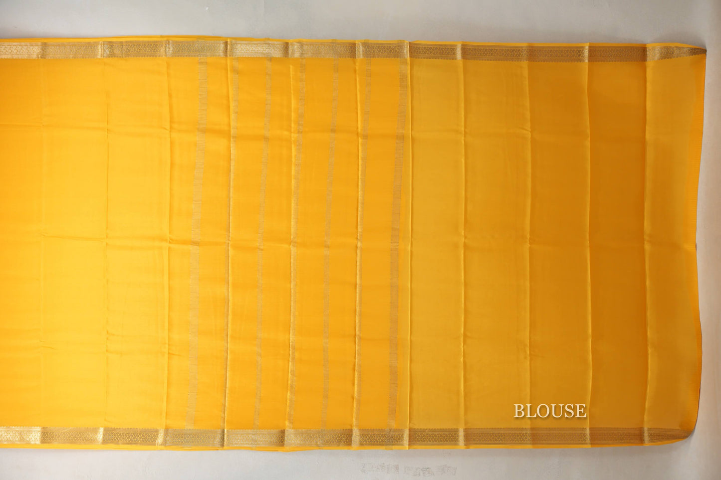 Yellow Mysore Silk Saree by Shreenivas Silks PSSR019447