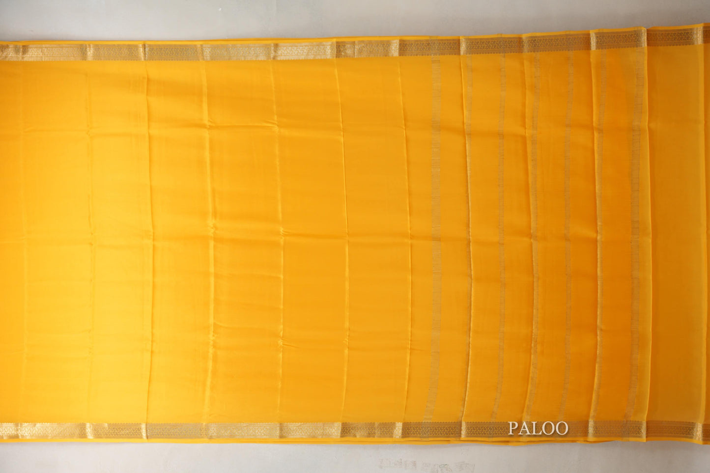 Yellow Mysore Silk Saree by Shreenivas Silks PSSR019447