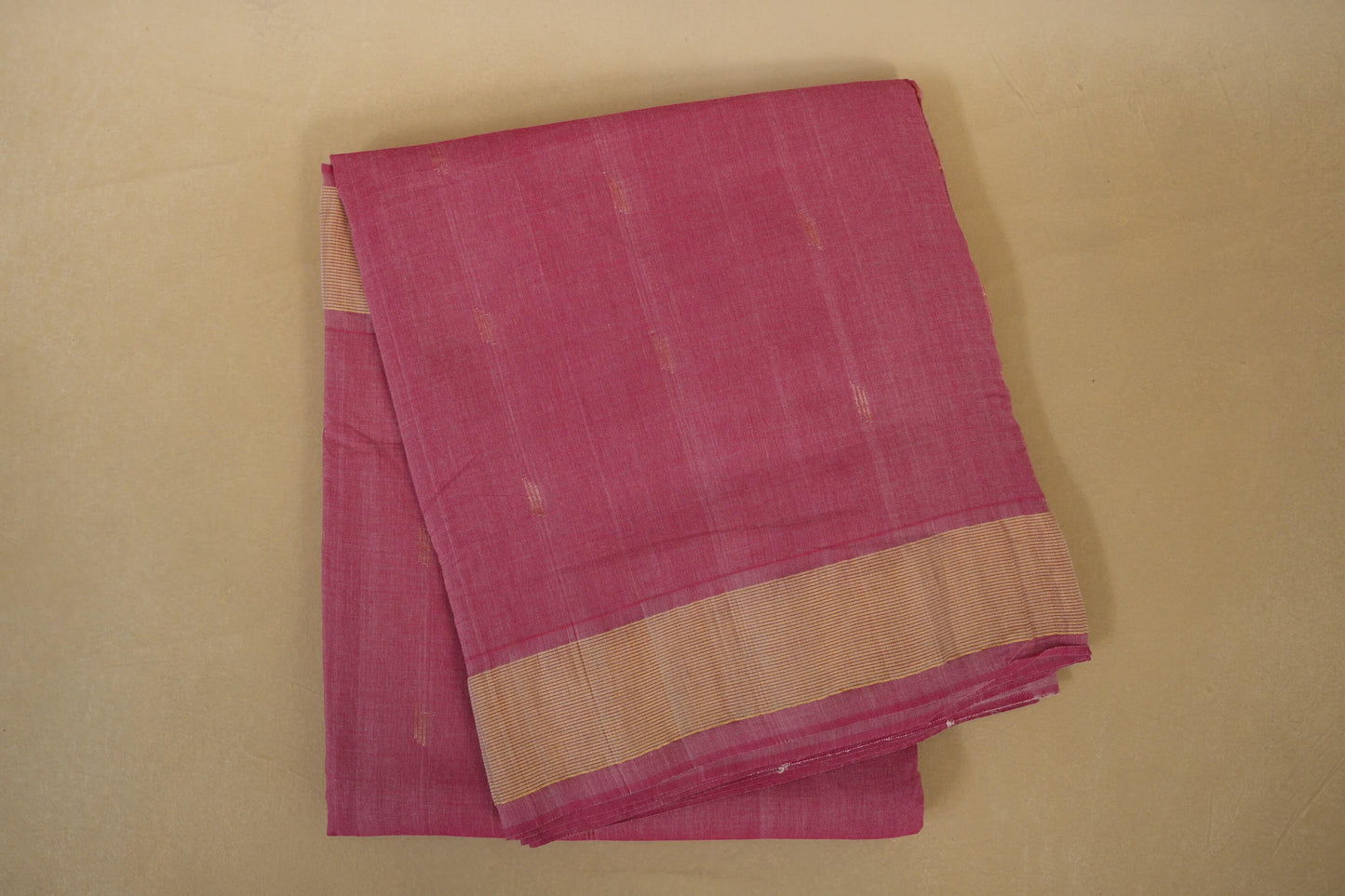 Onion pink Paithani Cotton Saree