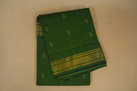 Green Paithani Cotton Saree