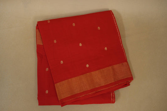 Red Paithani Cotton Saree 