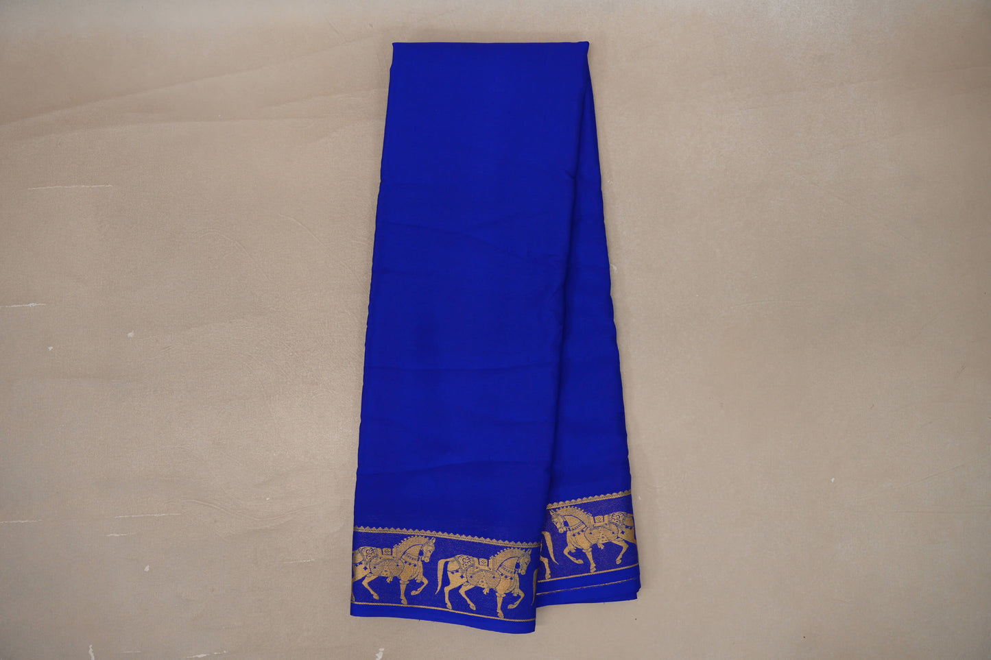 Royal Blue with Self Borders Mysore Silk Saree by Shreenivas Silks PSSR019466