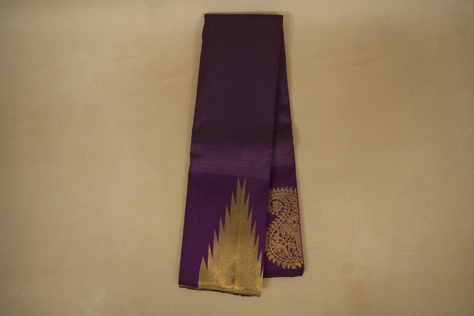 Purple Vintage Kanjivaram Silk Saree online