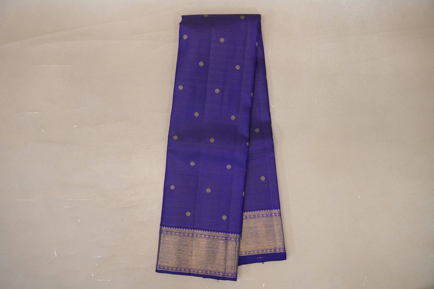 Deep Violet Vintage Heirloom Kanjivaram Silk Saree by Shreenivas Silks PSSR019475