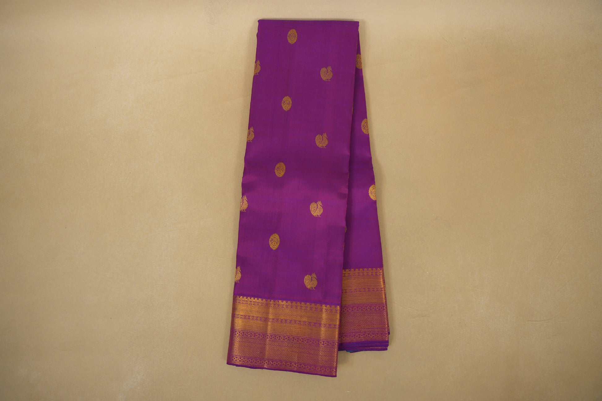 Purple Vintage Kanjivaram Silk Saree  online