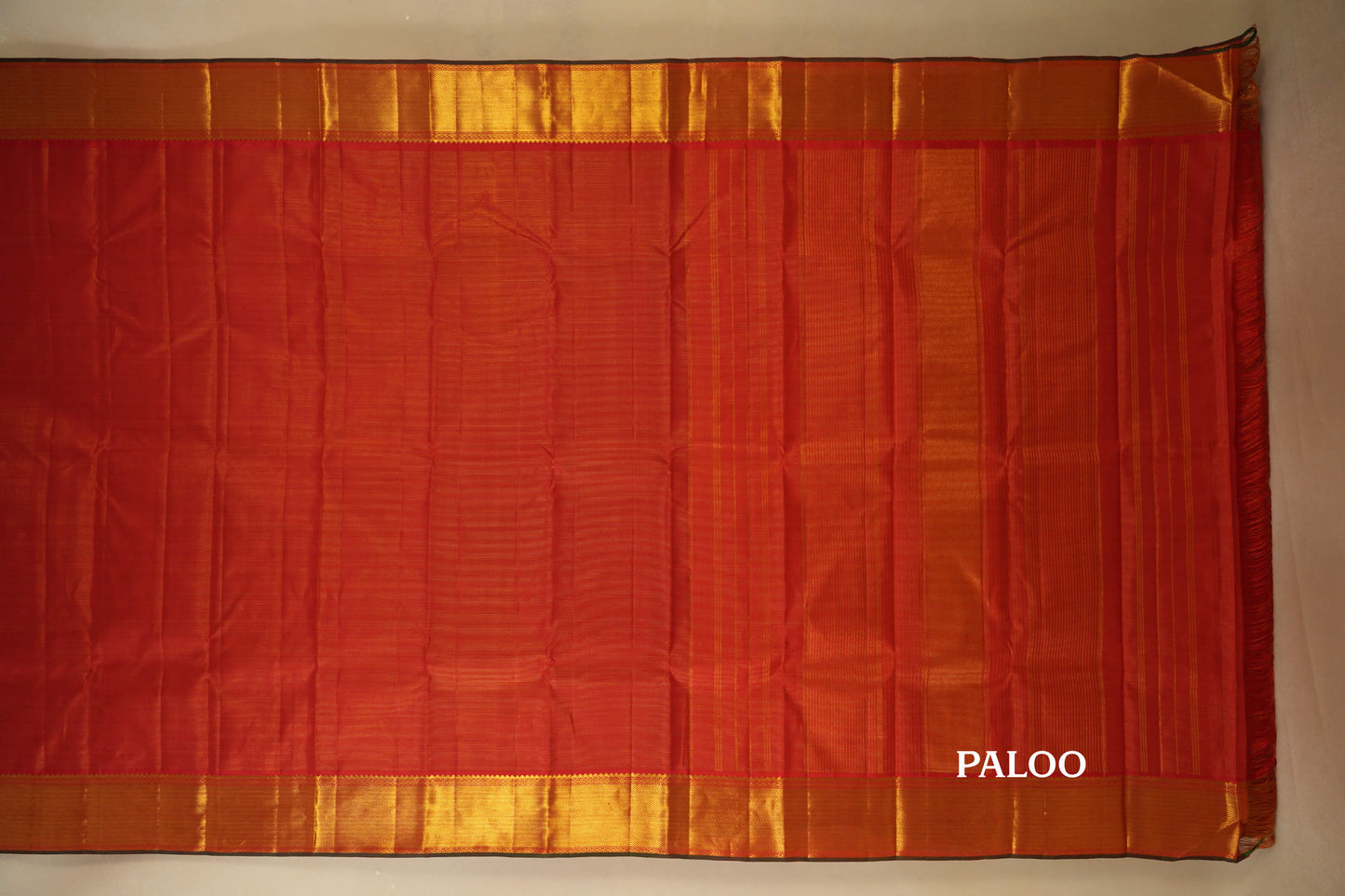 Red Vaira Oosi Vintage Kanjivaram Silk Saree by Shreenivas Silks PSSR018365