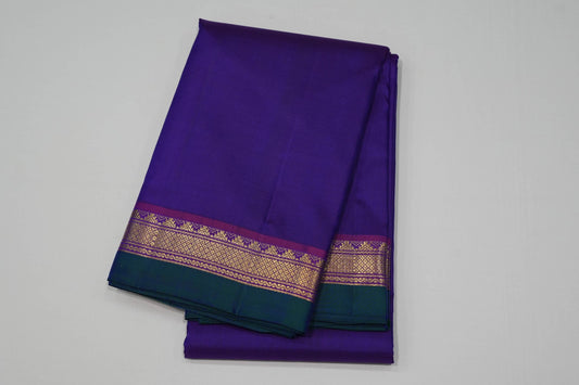 Violet vintage kanchipuram silk saree