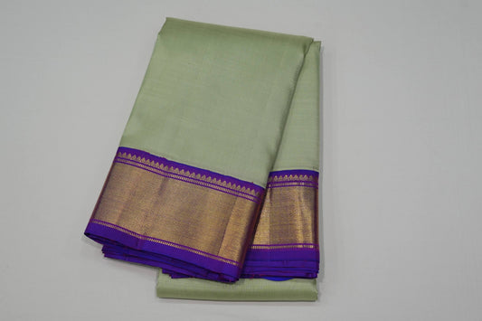 Pastel green vintage kanchipuram silk saree