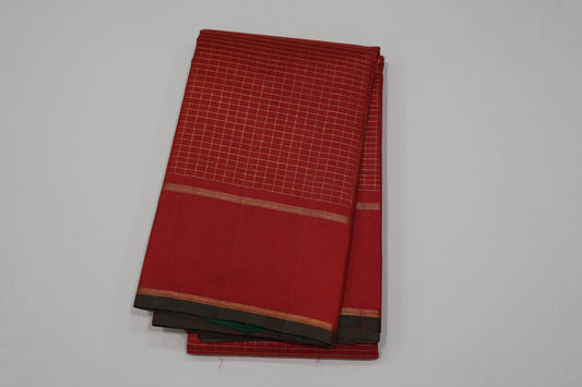 Red vintage kanchipuram silk saree