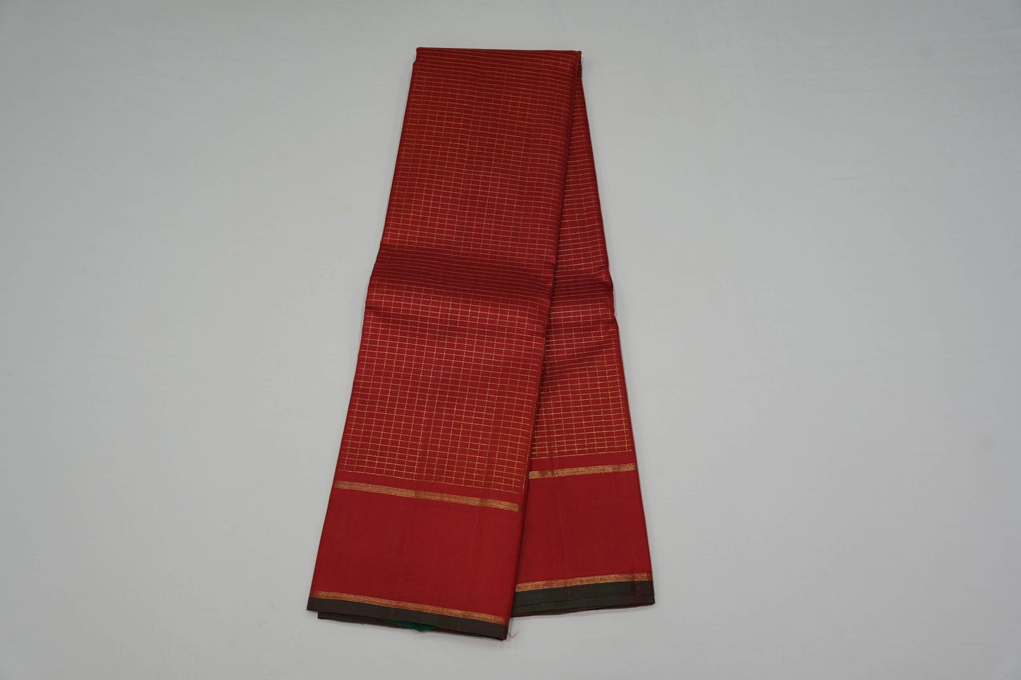 Online checked vintage kanchipuram silk saree