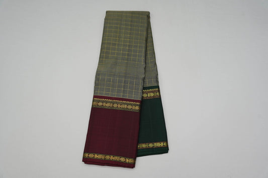 Online checked vintage kanchipuram silk saree