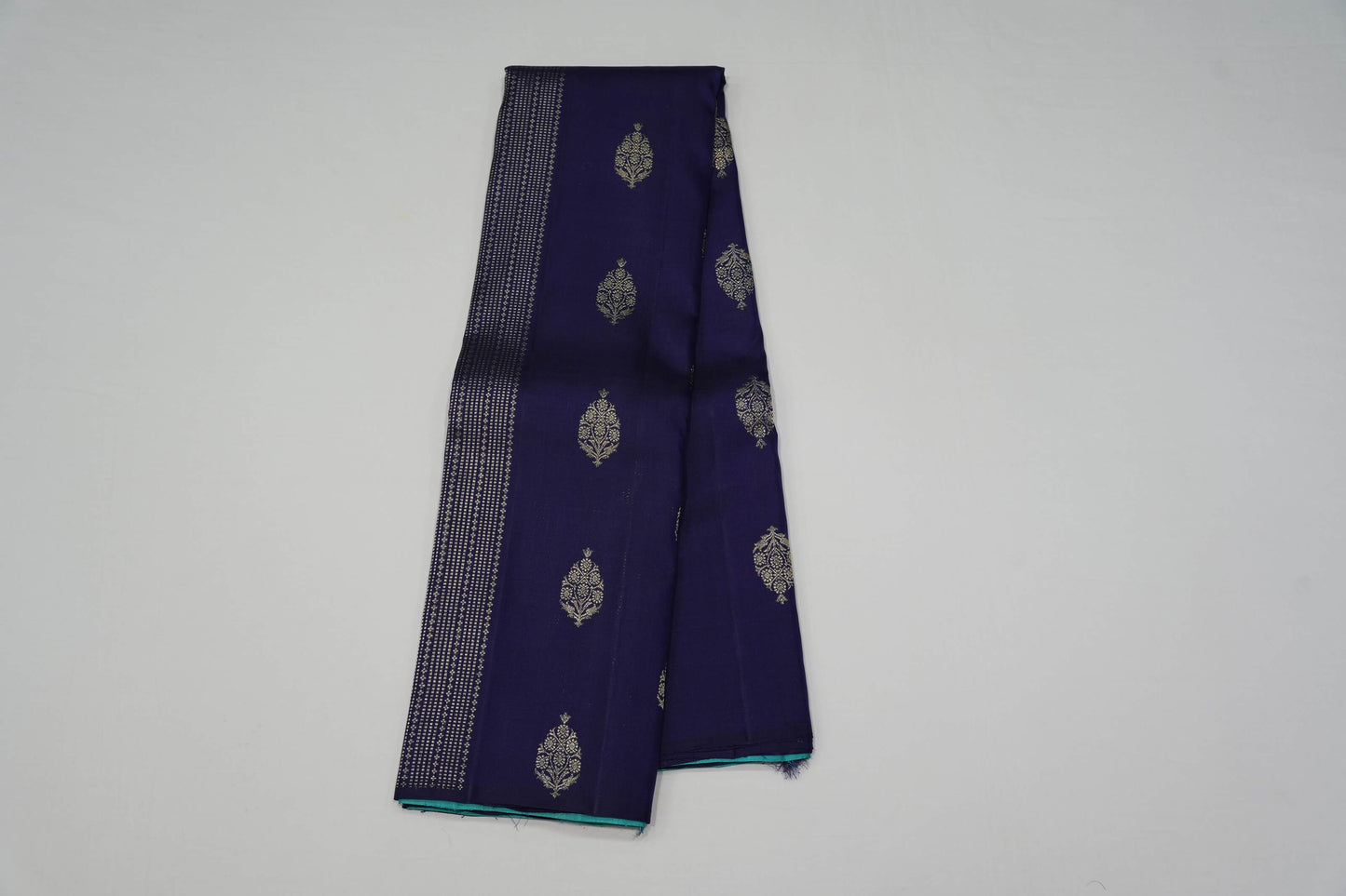 Borderless vintage kanchipuram silk saree