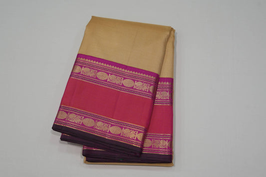 Sandal vintage kanchipuram silk saree