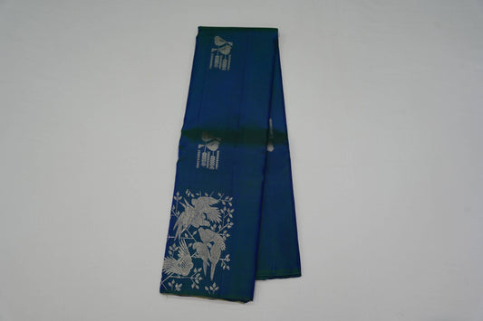 Borderless vintage kanchipuram silk saree